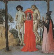 Pietro Perugino st Jerome supporting Two Men on the Gallows oil painting picture wholesale